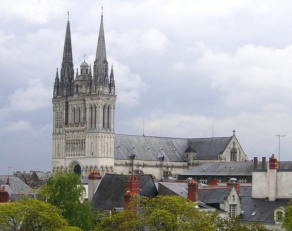 Catedral de Angers, na França — Foto: Wikimedia Commons