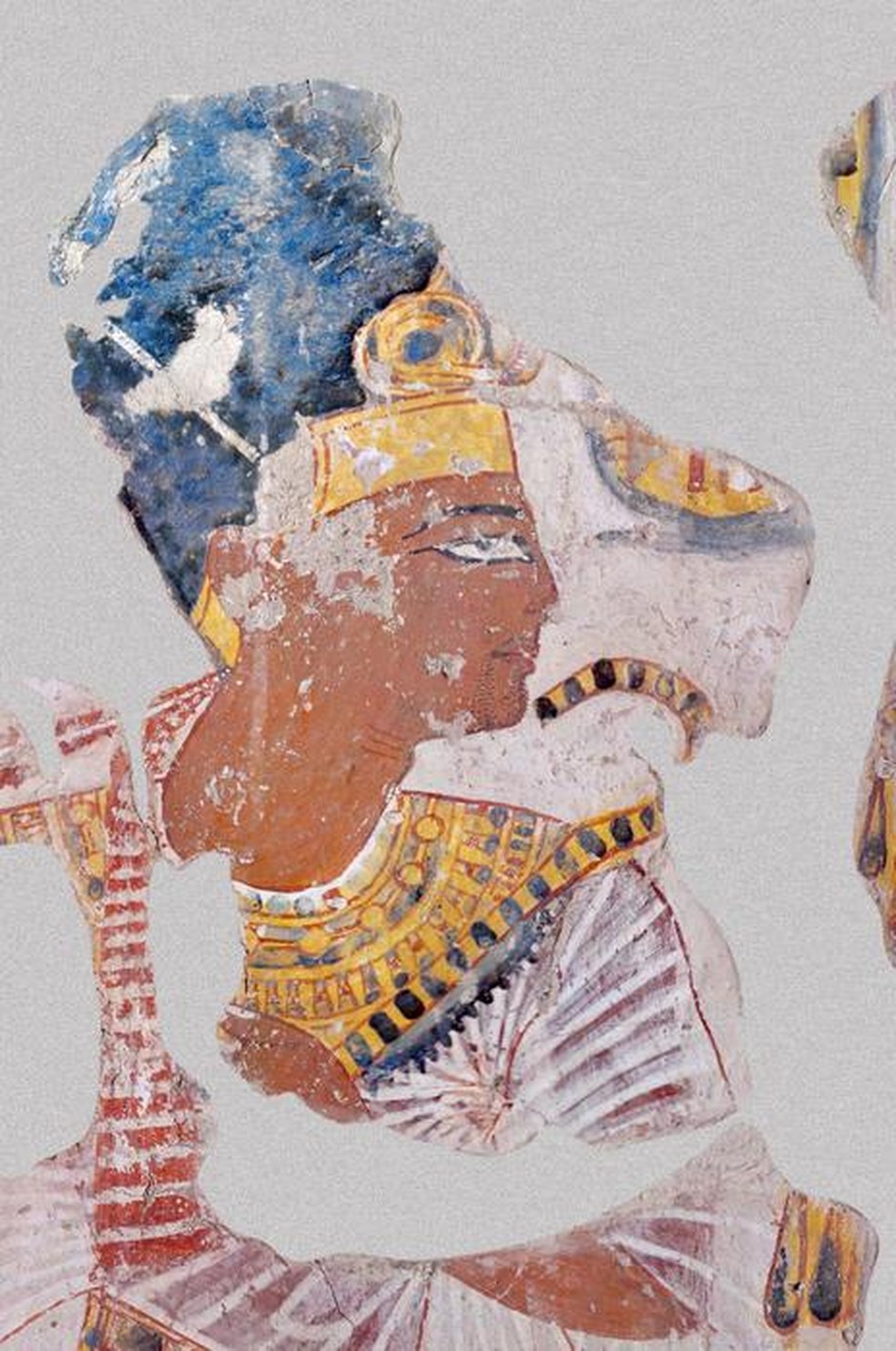 Novo estudo sugere que pintura do faraó Ramsés II foi modificada — Foto: Martinez et al. 