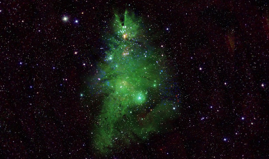 O 'Aglomerado da Árvore de Natal', NGC 2264