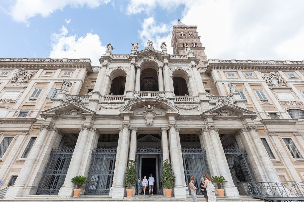 Basílica de Santa Maria Maggiore, local de sepultamento do Papa, em foto de 2022 — Foto: Wikimedia Commons