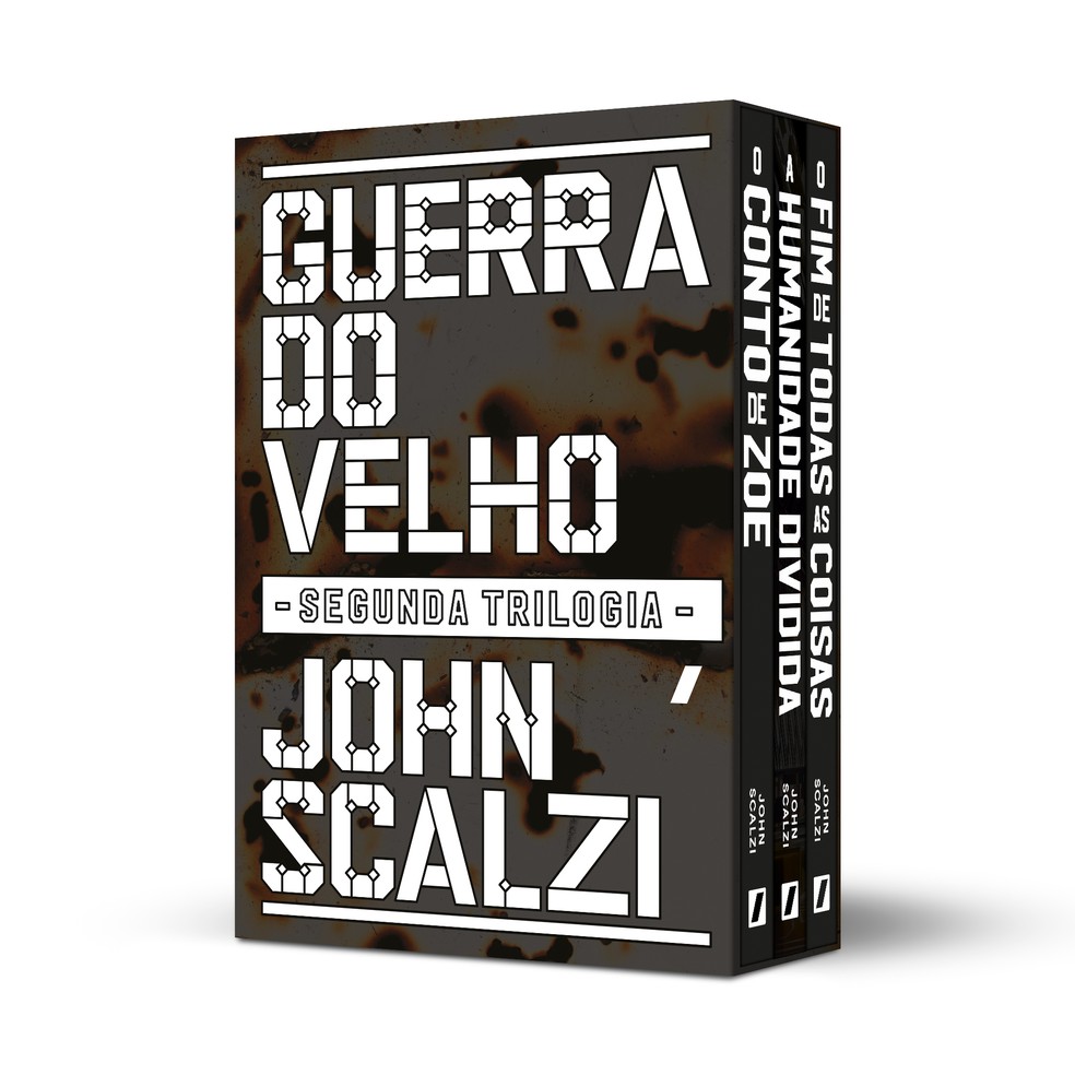 Box Guerra do velho - segunda trilogia, de John Scalzi — Foto: Divulgação / Aleph