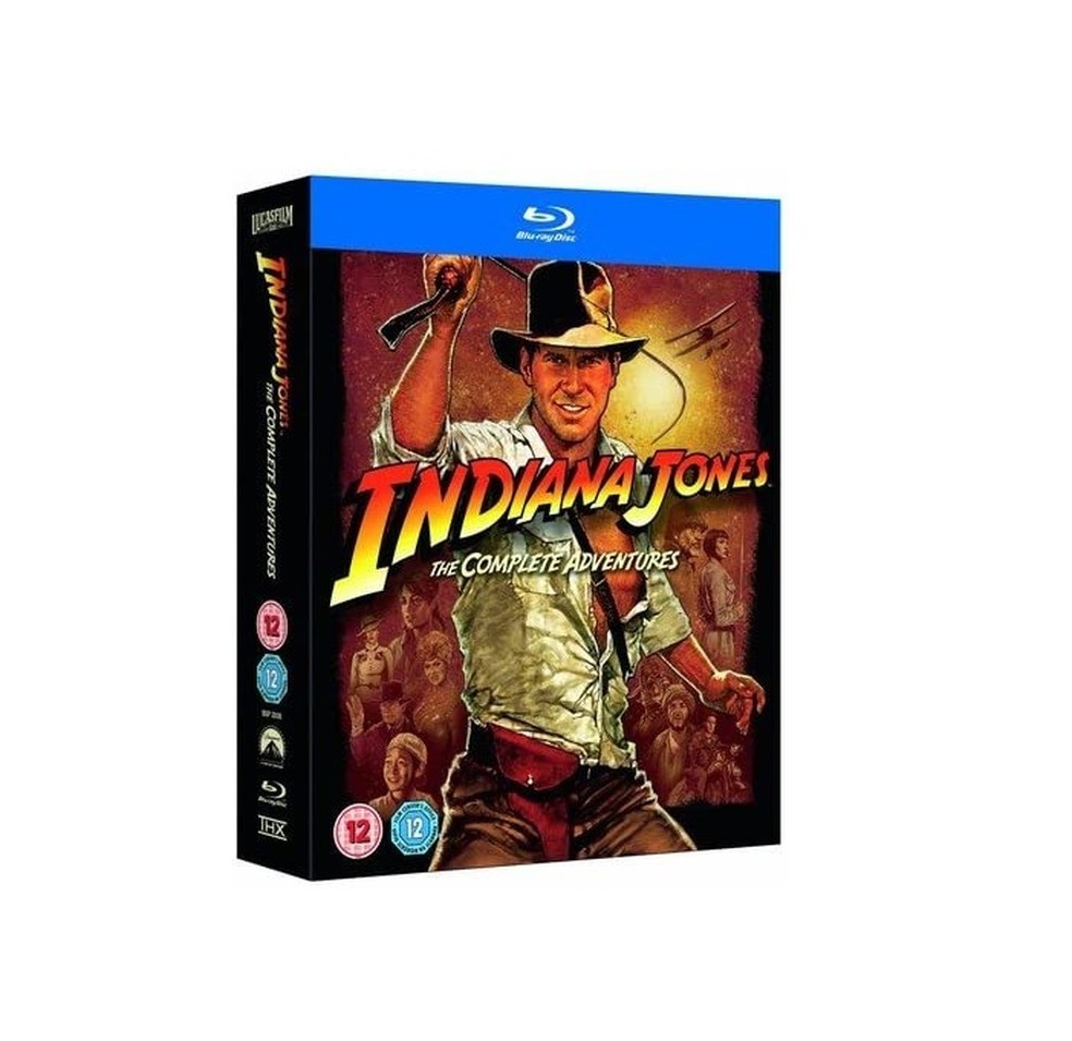 Box de DVD Indiana Jones: Complete Adventures inclui os quatro primeiros filmes da saga — Foto: Reprodução/Amazon