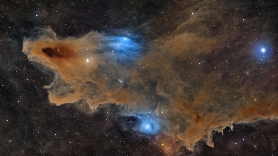 Fotógrafo do Kuwait vence concurso de astronomia com imagem da Nebulosa do Tubarão