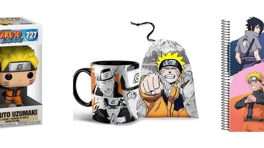 Ideias de presente Naruto: 6 itens para os fãs do famoso mangá