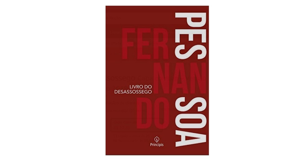 "Livro do Desassossego" inclui fragmentos do consagrado escritor português Fernando Pessoa — Foto: Reprodução/Amazon