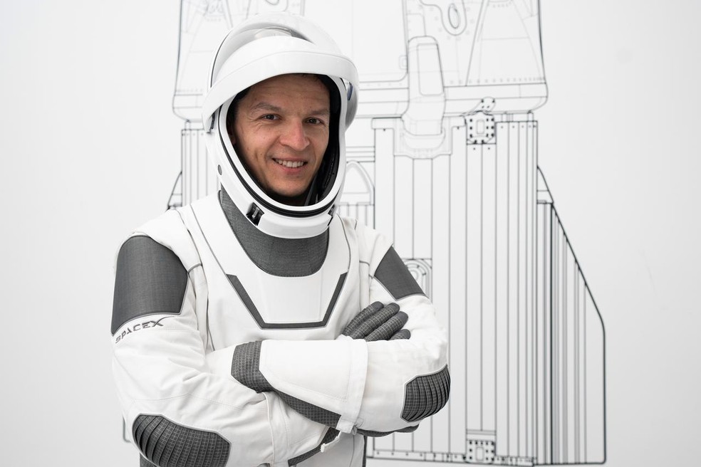 O cosmonauta Konstantin Borisov — Foto: SpaceX