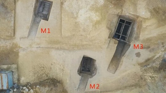 Três tumbas de família são descobertas na China após 1,8 mil anos