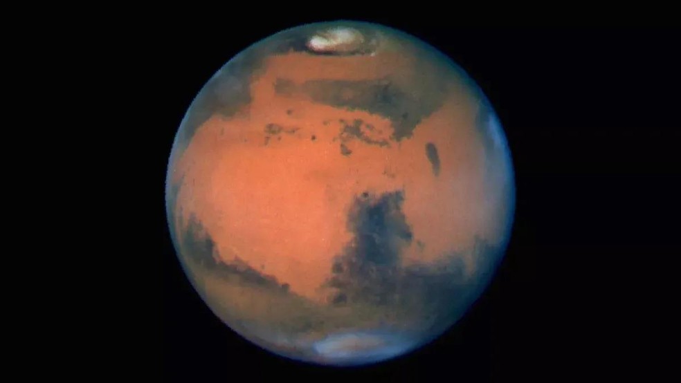 Marte costumava ter rios e oceanos e era ocupado por microrganismos comedores de hidrogênio (Foto: Nasa ) — Foto: Galileu
