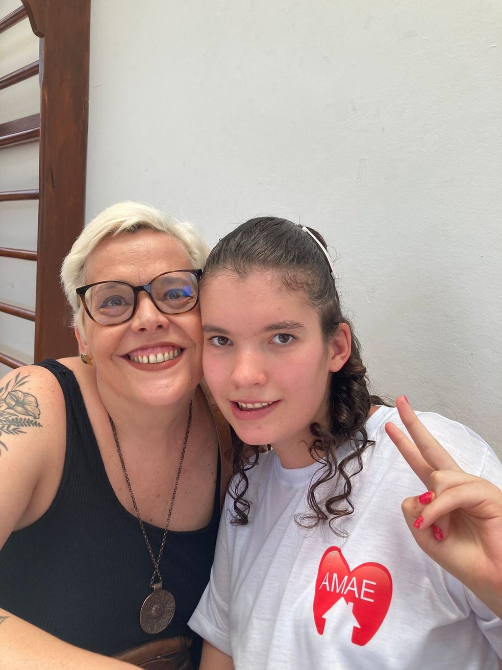 Mãe e filha em 2023 — Foto: Arquivo Pessoal