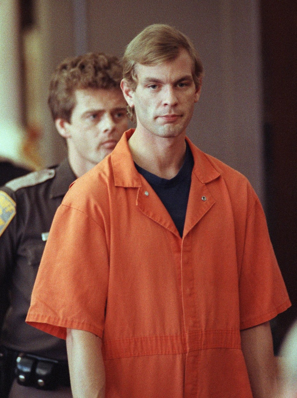Dahmer durante seu julgamento (Foto: Arquivos do FBI) — Foto: Galileu