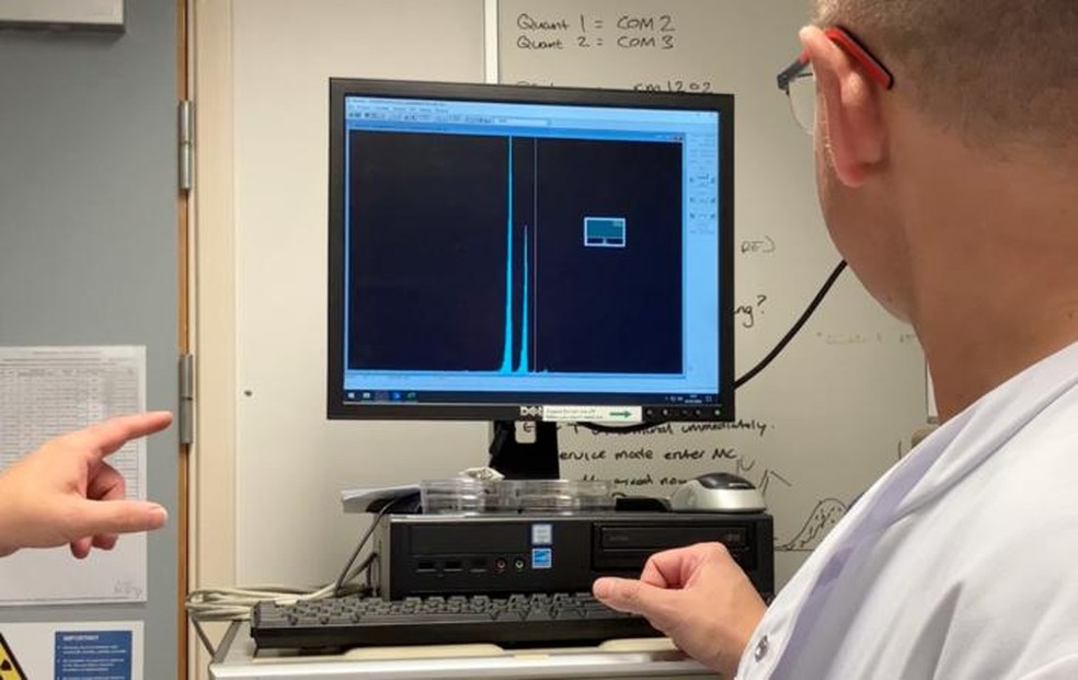 Pesquisadores detectaram plutônio nas amostras, um grande marcador da atividade humana — Foto:  University of Southampton